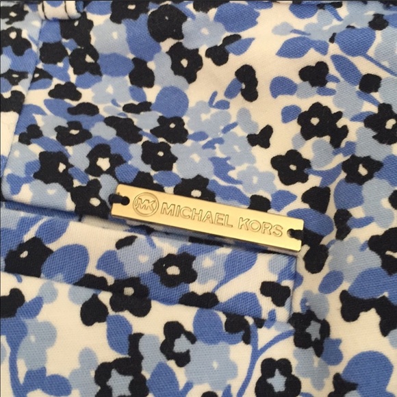 Michael Kors Flower printed skinny pant size 4 - Picture 5 of 6